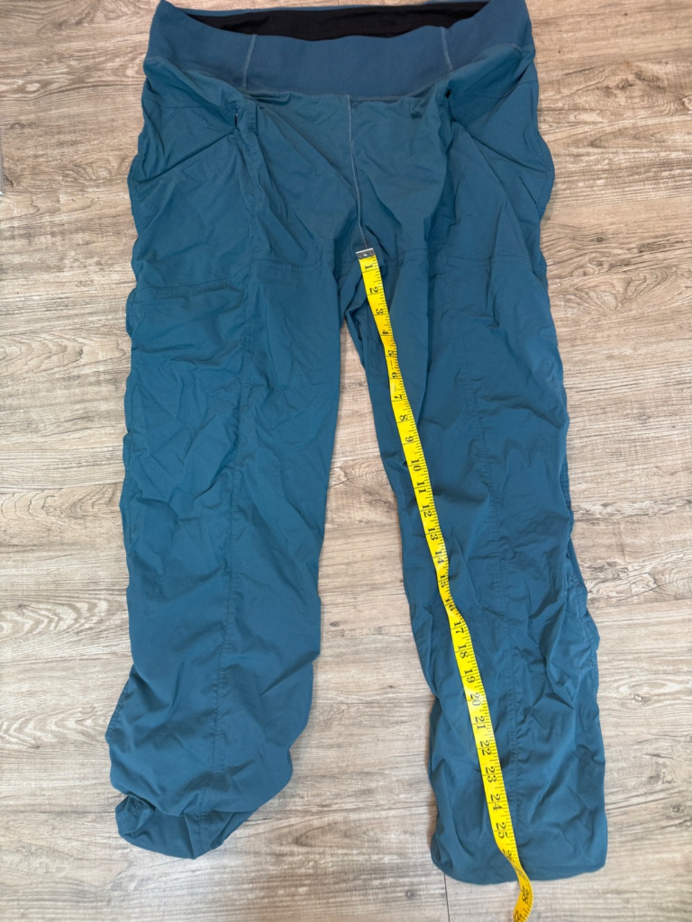 prAna Evergreen Hiking Pants Cropped Regular Fit Women Size XL Blue #1973521 - Picture 8 of 9